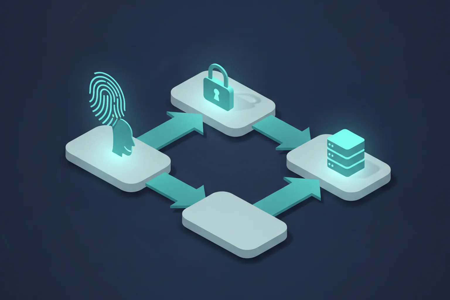Biometrische Pipeline von der Erfassung bis zum Template-Abgleich