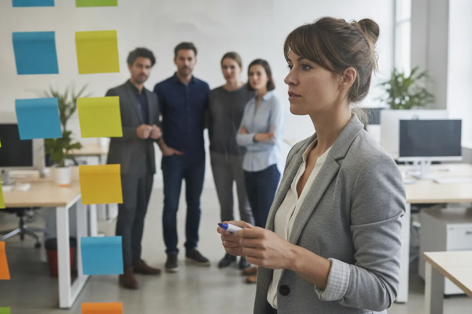 Engineering manager che mappa le carenze di competenze e capacità prima di estendere il team