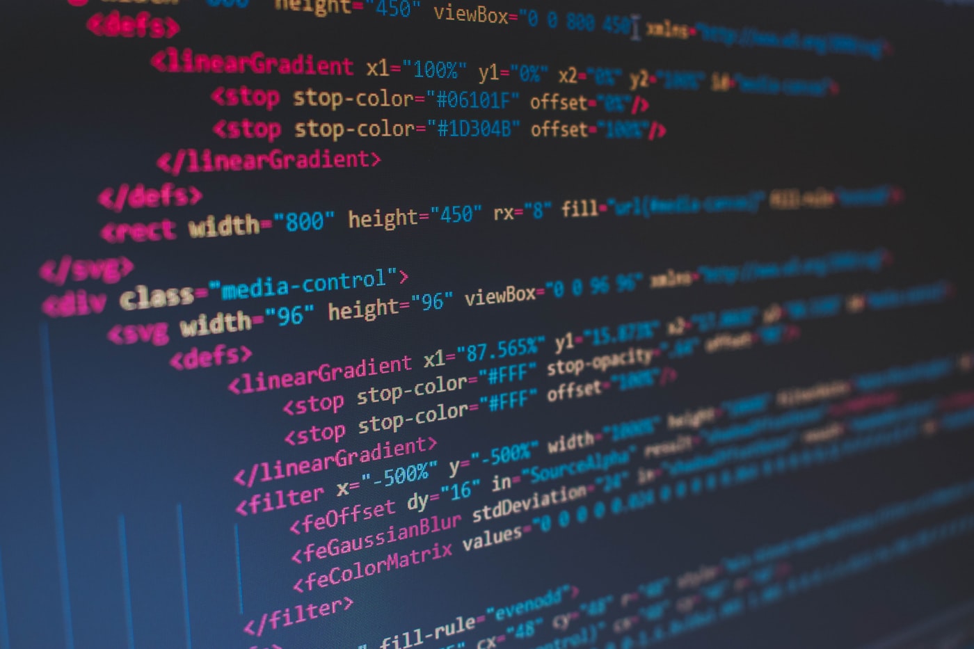 Custom code giving full control over a product