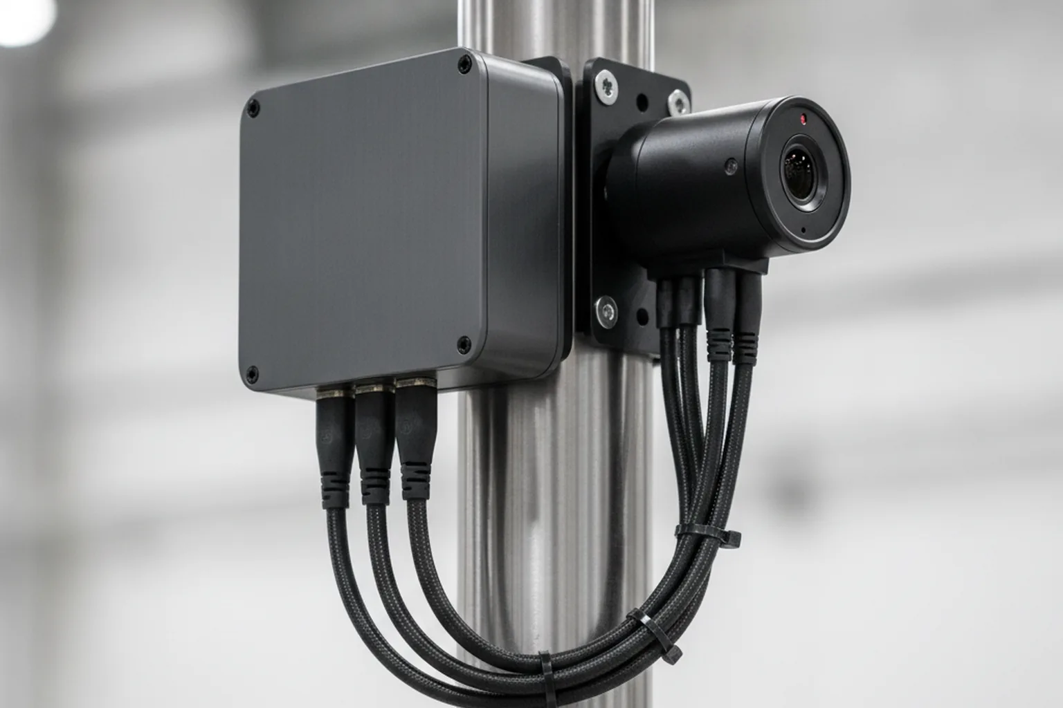 Appareil edge exécutant un modèle de reconnaissance d’images à côté d’une caméra