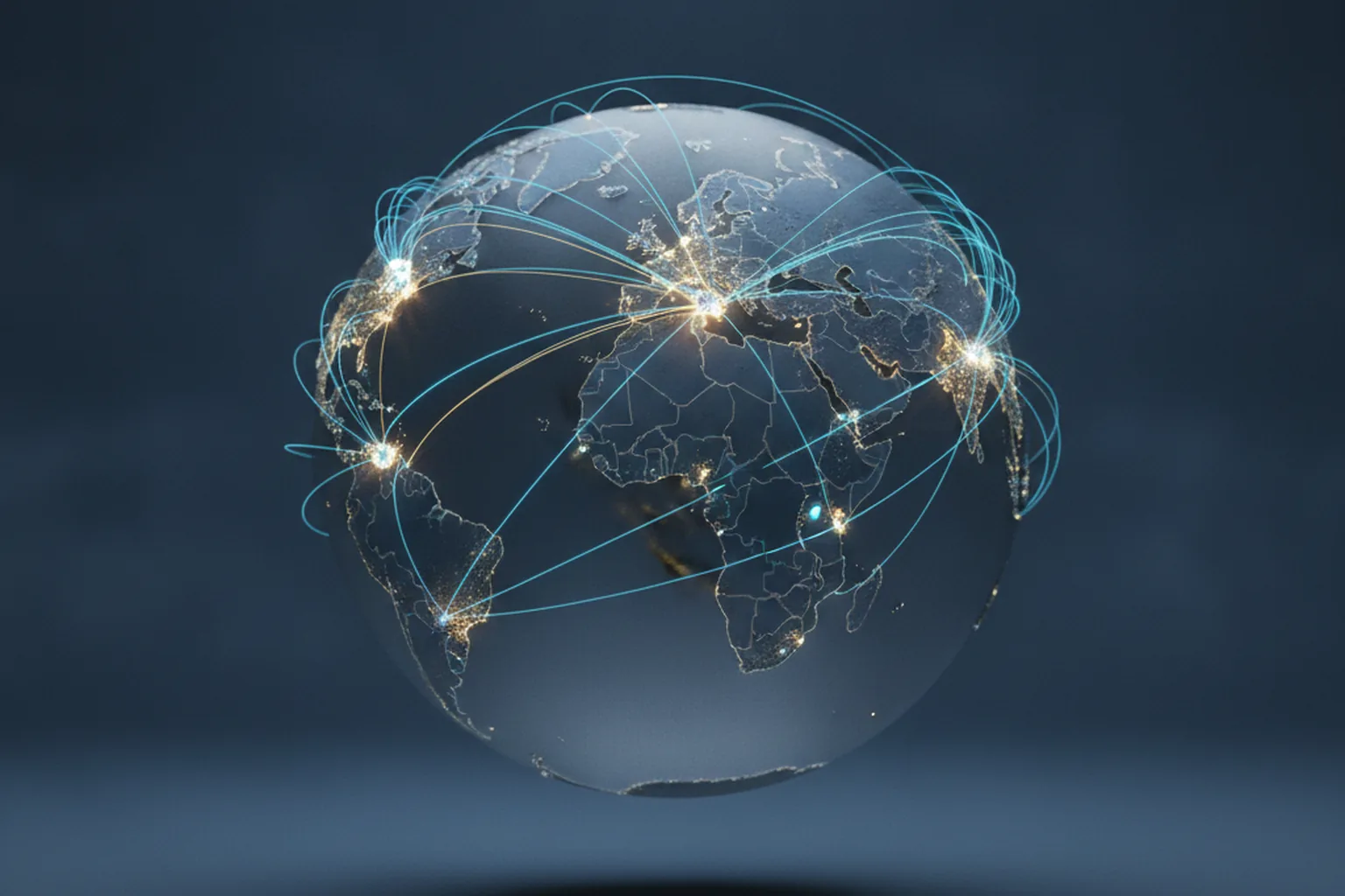 Global flight-route connectivity network representing GDS and NDC integration