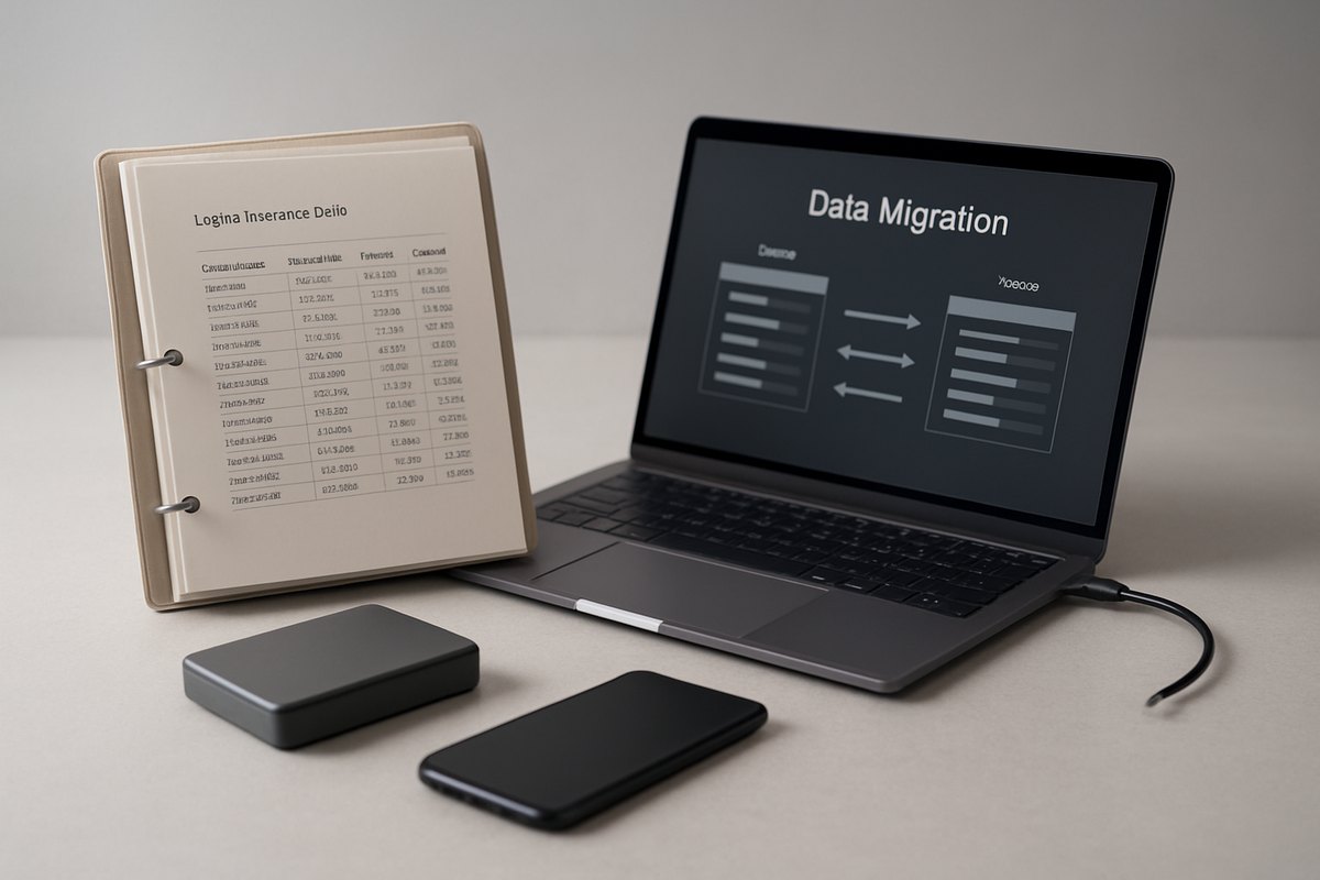 Legacy insurance data migration with parallel run and reconciliation