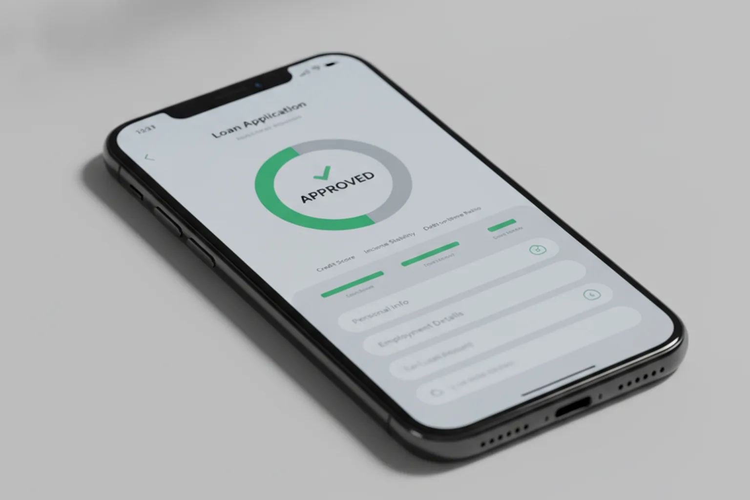 Lending app development showing compliance dashboard and mobile loan application flow