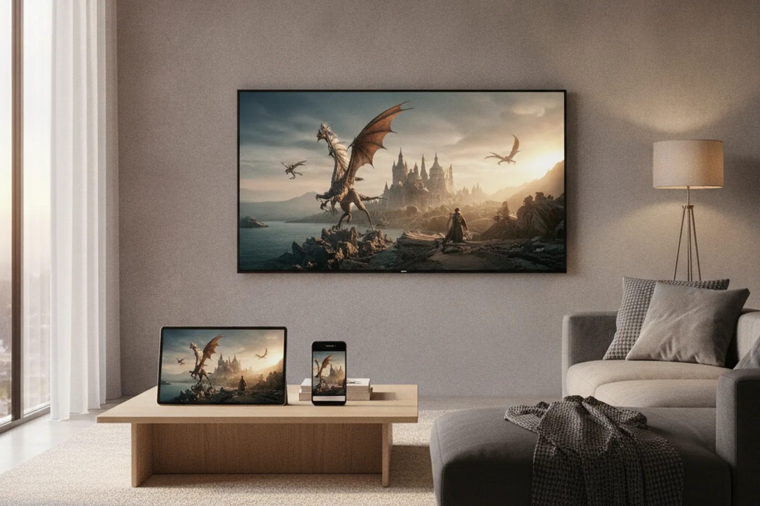 Une plateforme média diffusant sur TV, tablette et téléphone