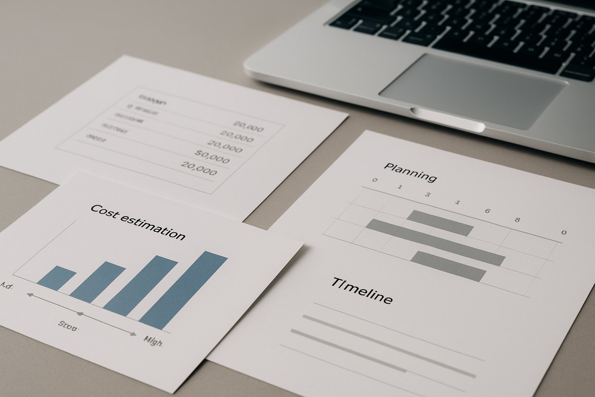 Real estate software development cost estimation — planning ranges and timeline budget