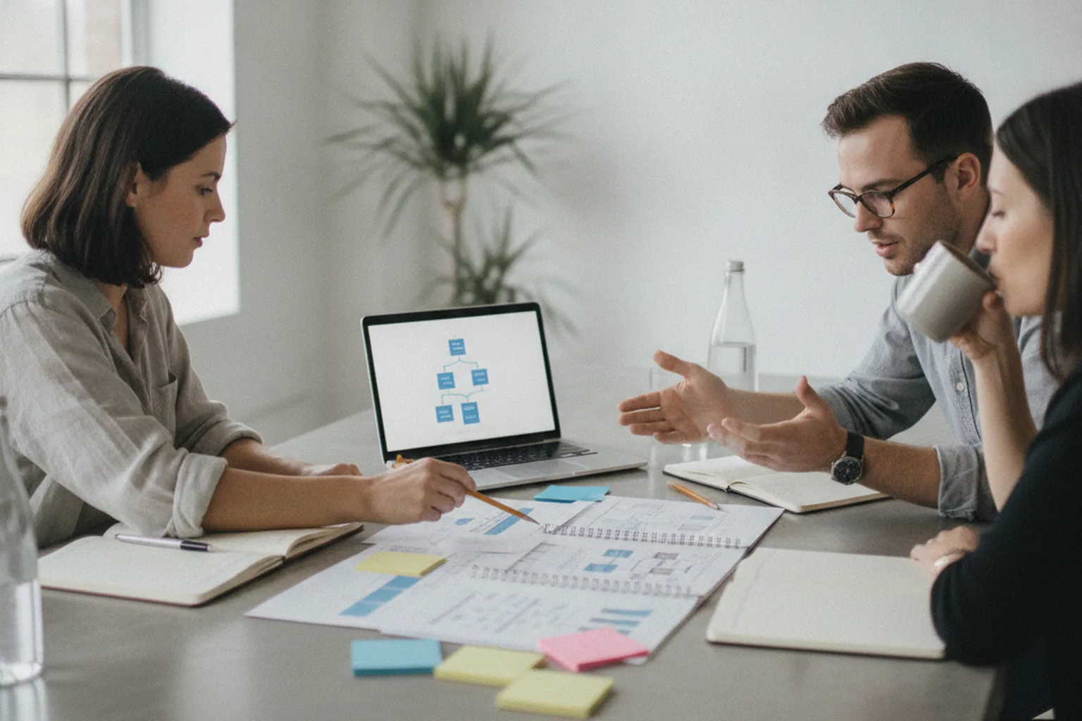 Stakeholder prüfen und genehmigen Softwareanforderungen in einem Workshop
