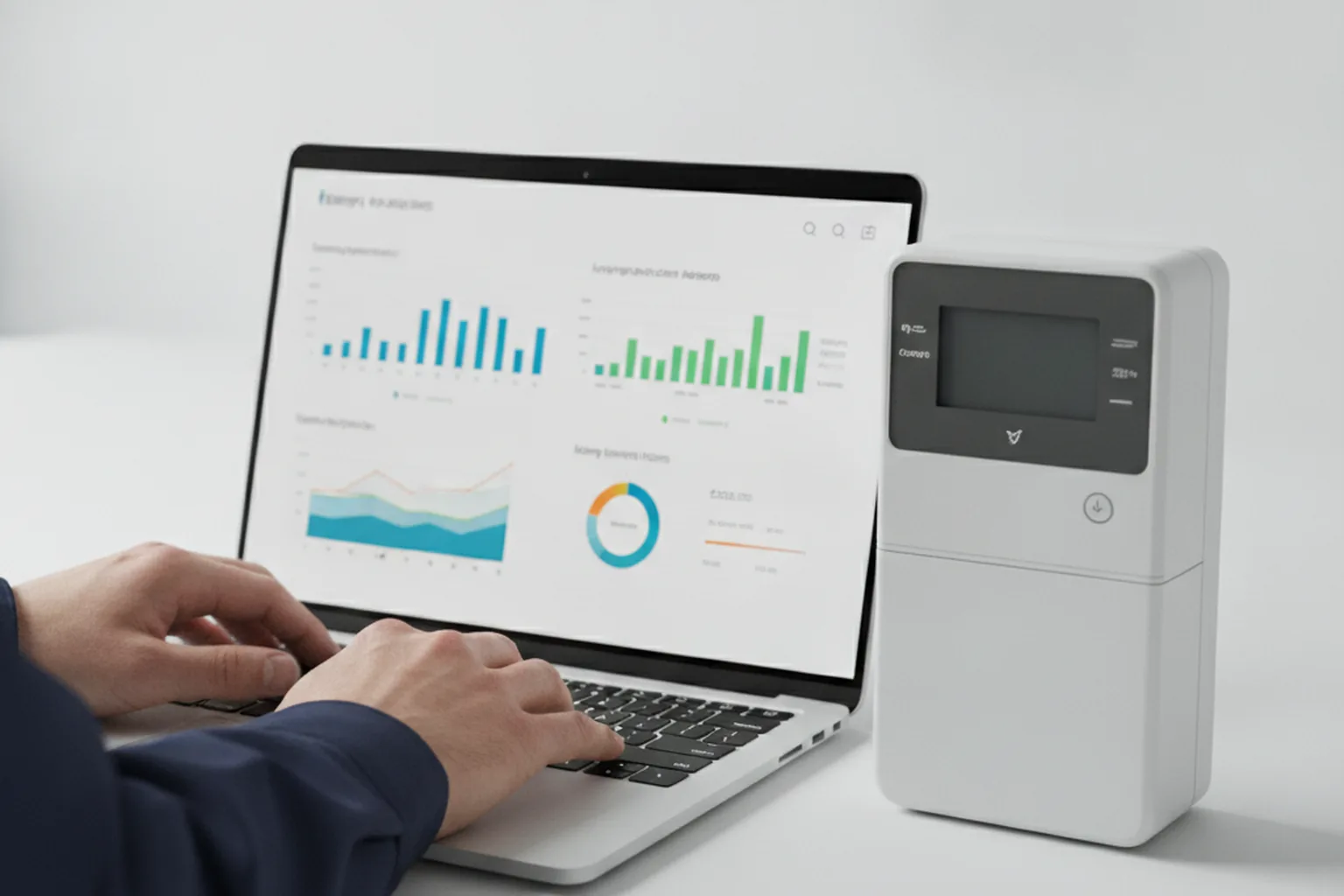Smart electricity meter and AMI energy-usage analytics dashboard