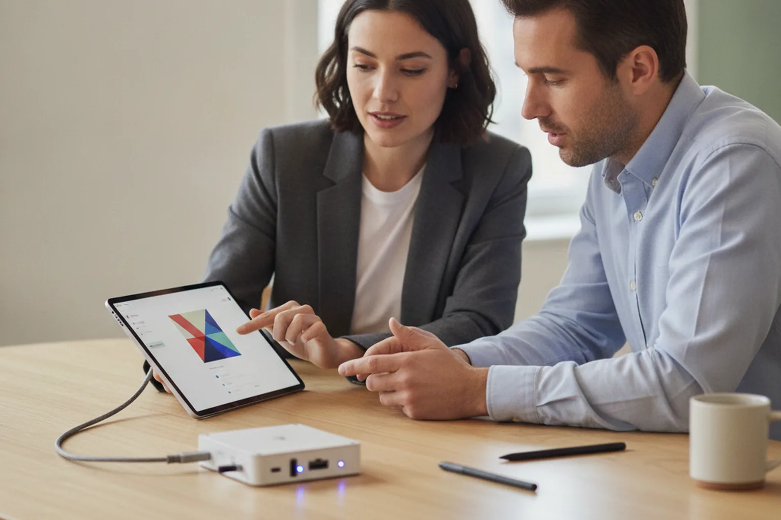 Product owner et partie prenante évaluant un premier prototype à la fin d&rsquo;un cycle de la spirale