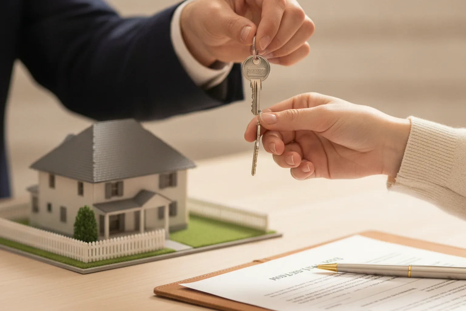 Consegna delle chiavi di casa al closing del mutuo