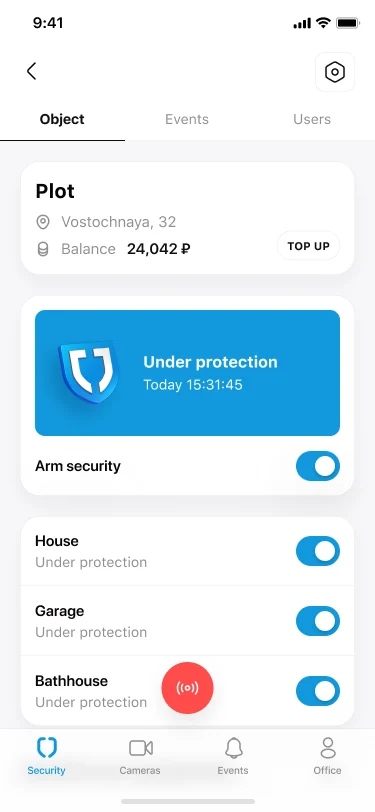 Grom Security Android video integration — Kotlin Jetpack Compose embedded camera feeds with role-gated access