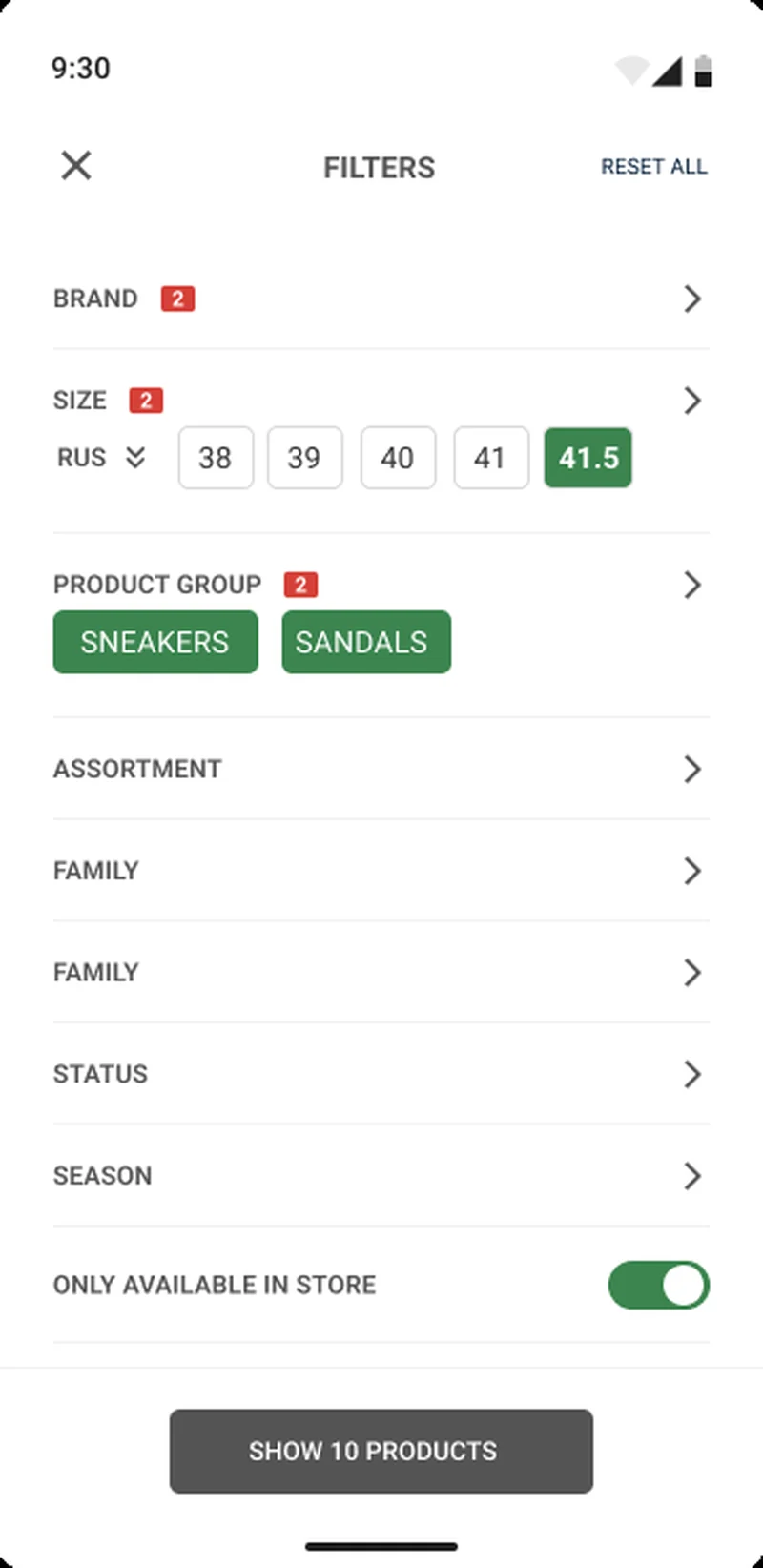 SuperStep search latency — native iOS and Android client over Symfony + ElasticSearch composite query