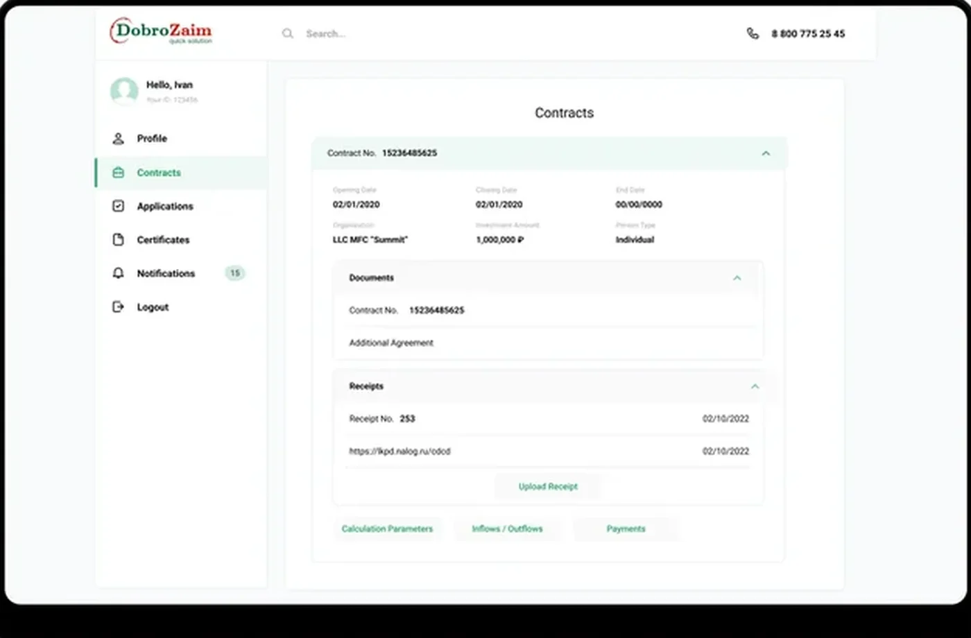 Quick-loans platform collections module — delinquency tracking, communication plan, restructure workflow